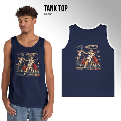 Comfort Colors® 4th of July Tee, Undefeated America Shirt, Funny Founding Fathers T-Shirt, USA Meme, Fourth of July Gift, Independence Day