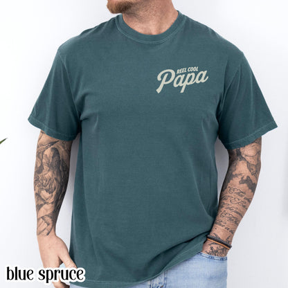 Comfort Colors® Fathers Day Shirt Papa Grandpa T-Shirt Dad Fishing TShirt Fisherman Gift For Dad Fathers Day Gift Grandpa Birthday