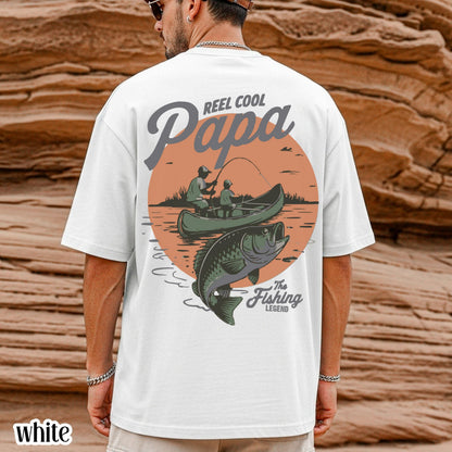 Comfort Colors® Fathers Day Shirt Papa Grandpa T-Shirt Dad Fishing TShirt Fisherman Gift For Dad Fathers Day Gift Grandpa Birthday