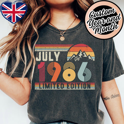 1986 Birthday Shirt – 40th Birthday Retro Sweatshirt Gift – Vintage Hoodie for Men / Women – Unisex T-Shirt for Husband or Wife Present